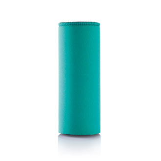 Housse-bouteille-thermos-publicitaire-turquoise